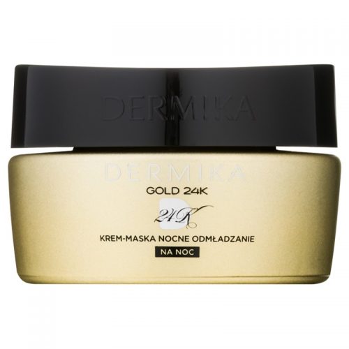 Dermika Gold 24k Total Benefit krem-maska na noc o działaniu regenerującym 50 ml