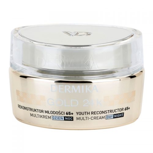 Dermika Gold 24k Total Benefit luksusowy krem odmładzający 65+ 50 ml