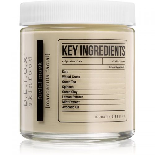Detox Skinfood Key Ingredients maseczka nawilżająco odżywcza 100 ml