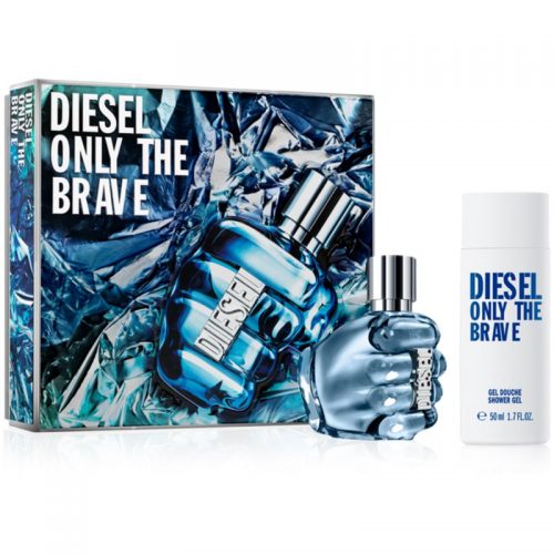 Diesel Only The Brave zestaw upominkowy X. dla mężczyzn woda toaletowa 35 ml + żel pod prysznic 50 ml