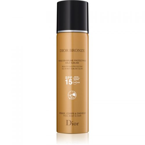 Dior Dior Bronze olejek do opalania do ciała i włosów w sprayu SPF 15 125 ml
