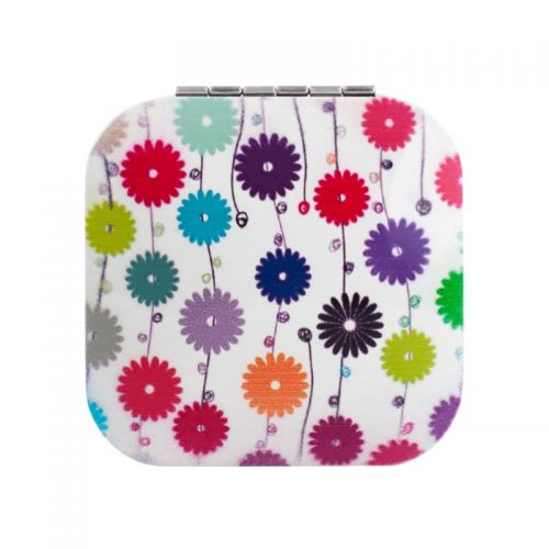 Diva & Nice Cosmetics Accessories kwadratowe lusterko kosmetyczne (6,8 x 6,8 cm)