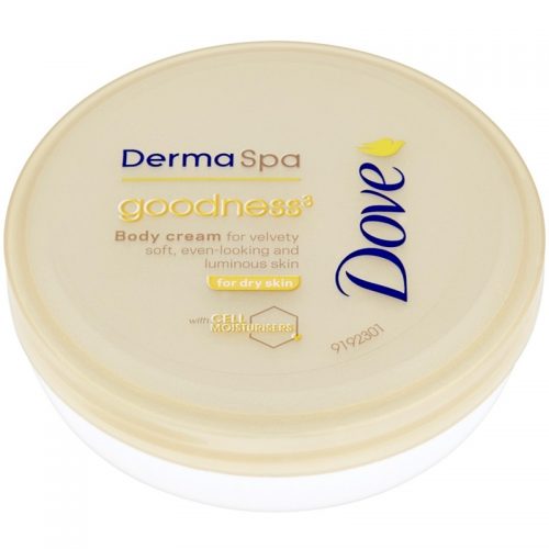 Dove DermaSpa Goodness³ krem do ciała do skóry delikatnej i gładkiej 75 ml