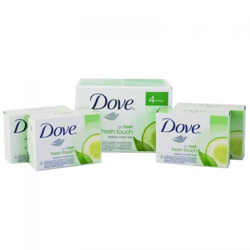 Dove Go Fresh Fresh Touch mydło w kostce 4×100 g
