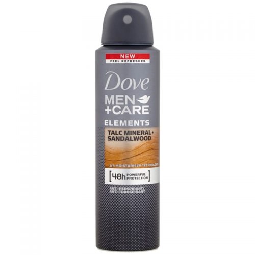 Dove Men+Care Elements antyprespirant w sprayu 48 godz. Talc Mineral + Sandalwood 150 ml