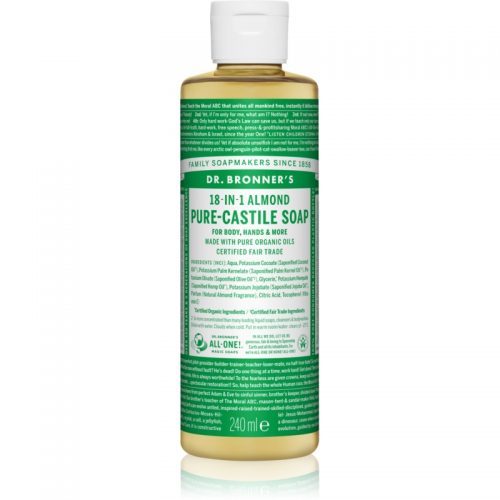 Dr. Bronner’s Almond uniwersalne mydło w płynie 240 ml