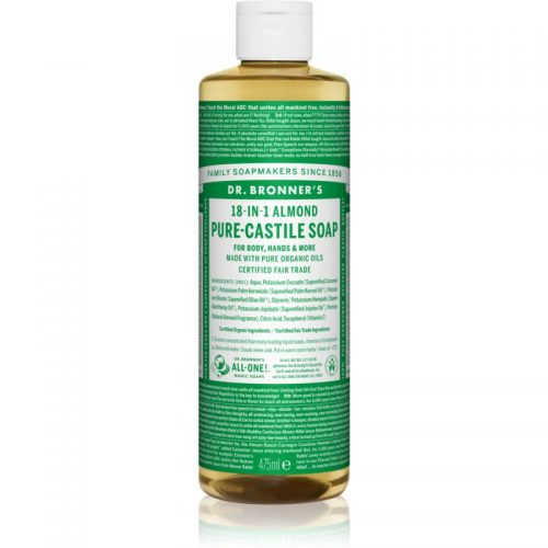 Dr. Bronner’s Almond uniwersalne mydło w płynie 475 ml