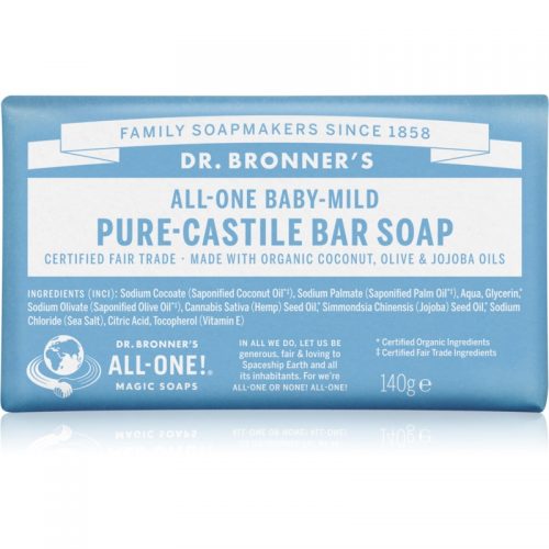 Dr. Bronner’s Baby-Mild mydło w kostce nieperfumowane 140 g