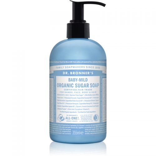 Dr. Bronner’s Baby-Mild mydło w płynie do ciała i włosów bezzapachowy 355 ml