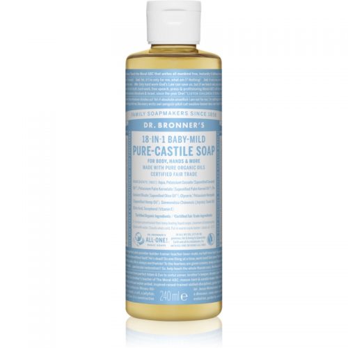 Dr. Bronner’s Baby-Mild uniwersalne mydło w płynie nieperfumowane 240 ml