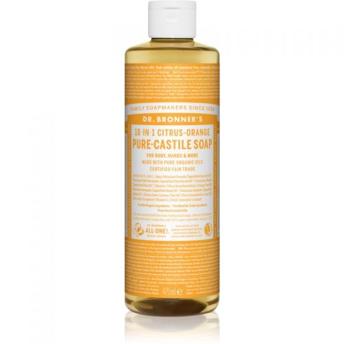 Dr. Bronner’s Citrus & Orange uniwersalne mydło w płynie 475 ml