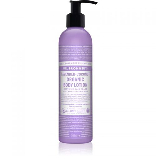 Dr. Bronner’s Lavender & Coconut intensywnie odżywiające mleczko do ciała do skóry normalnej i suchej 240 ml