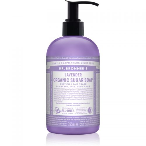 Dr. Bronner’s Lavender mydło w płynie do ciała i włosów 355 ml