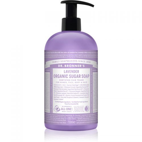 Dr. Bronner’s Lavender mydło w płynie do ciała i włosów 710 ml