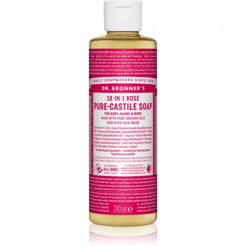 Dr. Bronner’s Rose uniwersalne mydło w płynie 240 ml