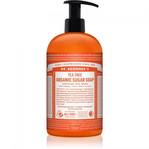 Dr. Bronner’s Tea Tree mydło w płynie do ciała i włosów 710 ml