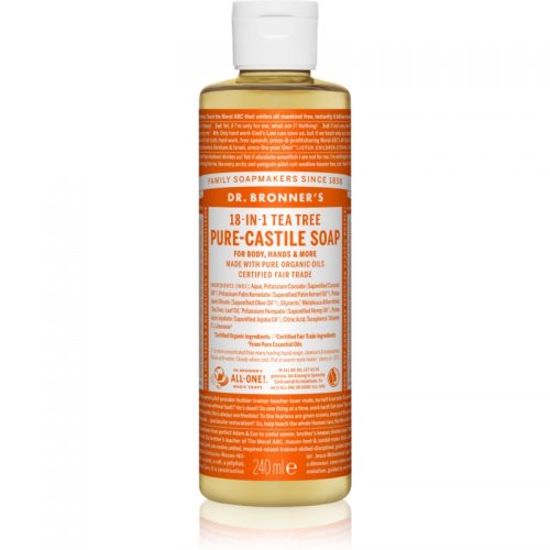 Dr. Bronner’s Tea Tree uniwersalne mydło w płynie 240 ml