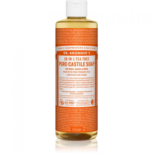 Dr. Bronner’s Tea Tree uniwersalne mydło w płynie 475 ml