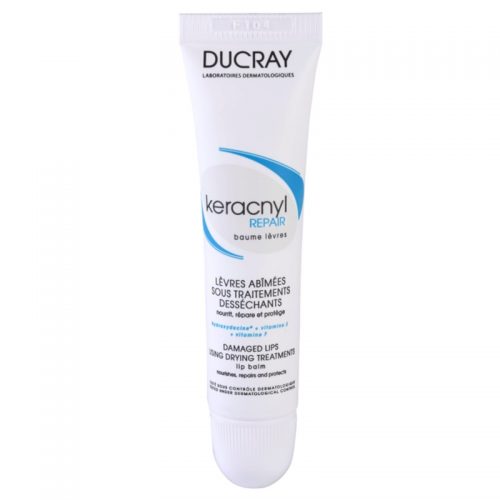 Ducray Keracnyl balsam regenerujący do ust podczas kuracji antytrądzikowej 15 ml