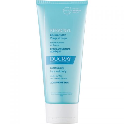 Ducray Keracnyl pieniący się żel oczyszczający do skóry tłustej ze skłonnością do trądziku 200 ml