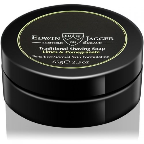 Edwin Jagger Limes & Pomegranate mydło do golenia do skóry mieszanej 65 g