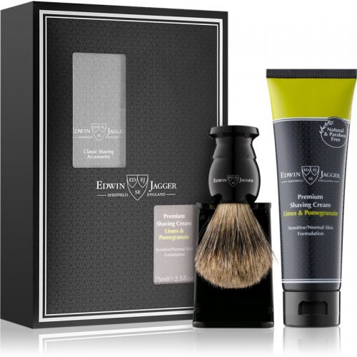 Edwin Jagger Limes & Pomegranate zestaw do golenia I. (dla cery wrażliwej) dla mężczyzn