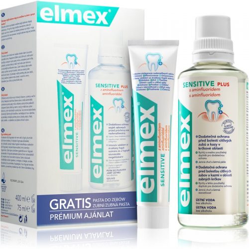 Elmex Sensitive Plus zestaw kosmetyków (dla wrażliwych zębów)