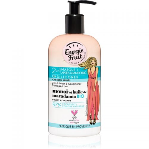 Energie Fruit Monoi maska 2 w 1 do włosów zniszczonych 300 ml