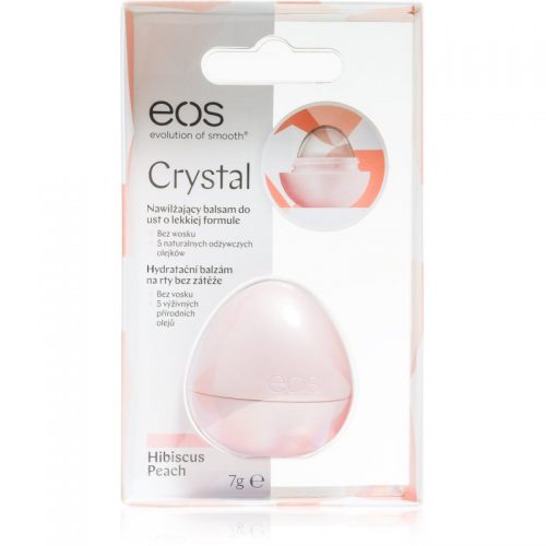 EOS Crystal Hibiscus Peach balsam do ust z zapachem Hibiscus Peach 7 g
