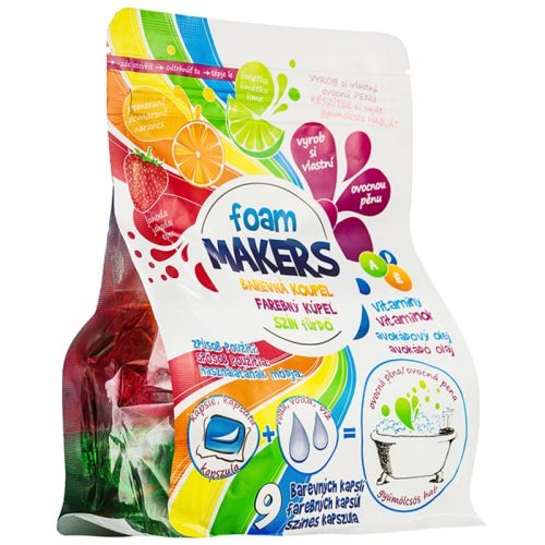 EP Line Foam Makers kapsułki do kąpieli Strawberry, Orange, Lime 9 x 35 g