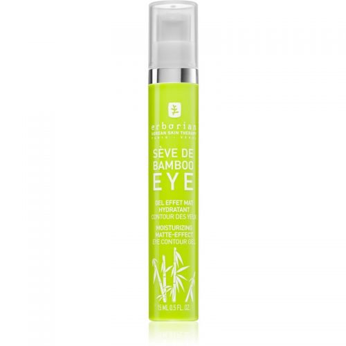 Erborian Bamboo nawilżający żel do okolic oczu z matowym wykończeniem 15 ml