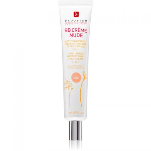 Erborian BB Cream krem tonujący do doskonałego wygląd skóry SPF 20 duże opakowanie odcień Nude 45 ml
