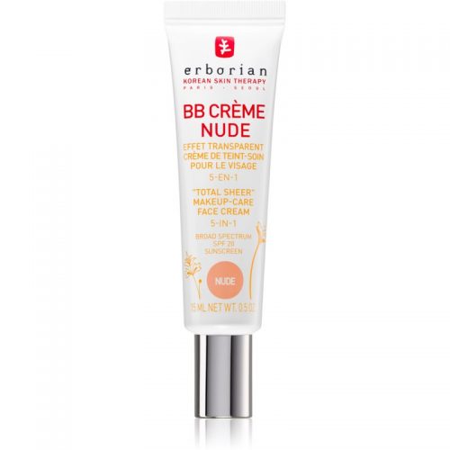 Erborian BB Cream krem tonujący do doskonałego wygląd skóry SPF 20 małe opakowanie odcień Nude 15 ml