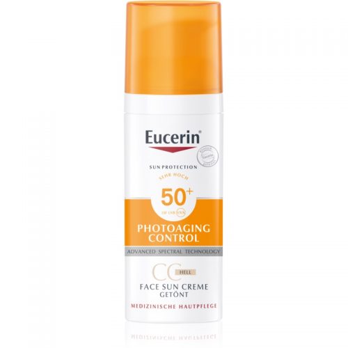 Eucerin Sun Photoaging Control CC krem do opalania SPF 50+ odcień Light 50 ml
