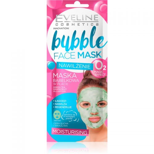 Eveline Cosmetics Bubble Mask maseczka płócienna o dzłałaniu nawilżającym