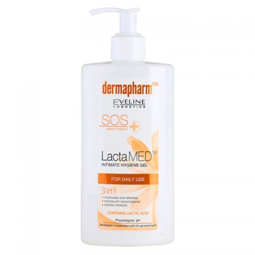 Eveline Cosmetics Dermapharm LactaMED żel do higieny intymnej 3 w 1 250 ml
