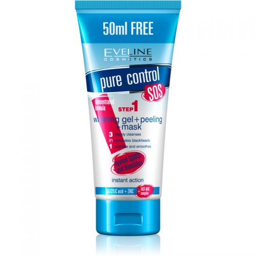 Eveline Cosmetics Pure Control oczyszczający żel 3 w 1 200 ml