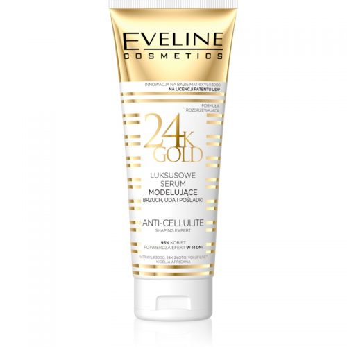 Eveline Cosmetics Slim Extreme 24k Gold serum modelujące na brzuch, uda i posladki 250 ml