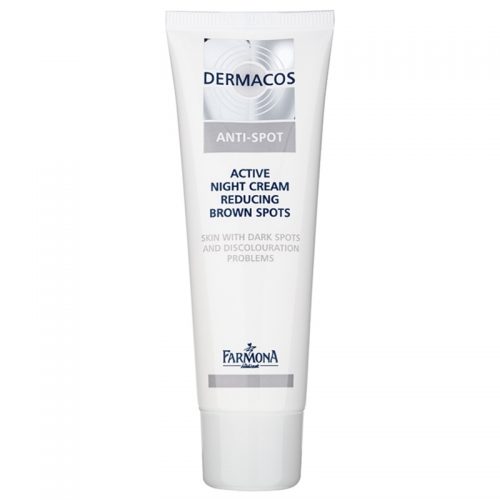 Farmona Dermacos Anti-Spot aktywny krem na noc, aby zmniejszyć plamy pigmentacyjne 50 ml