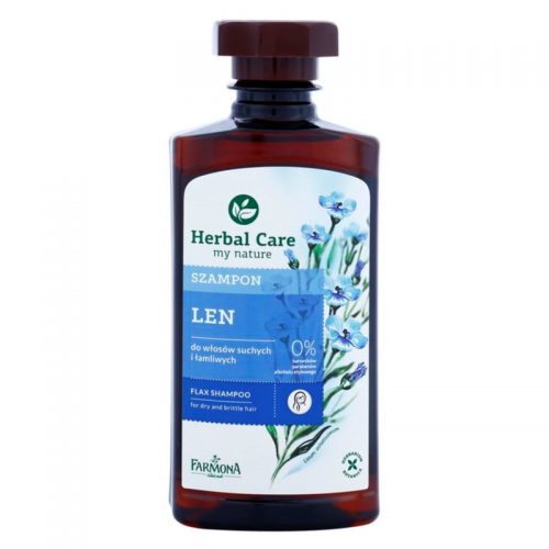 Farmona Herbal Care Flax Seed szampon do włosów suchych i łamliwych 330 ml