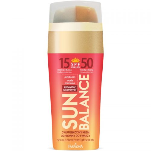 Farmona Sun Balance krem do twarzy z podwójną ochroną SPF 15 & SPF 50 2 x 15 ml