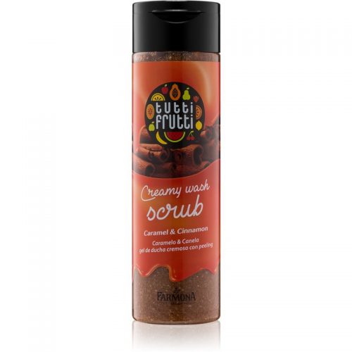 Farmona Tutti Frutti Caramel & Cinnamon kremowy peeling pod prysznic 200 ml