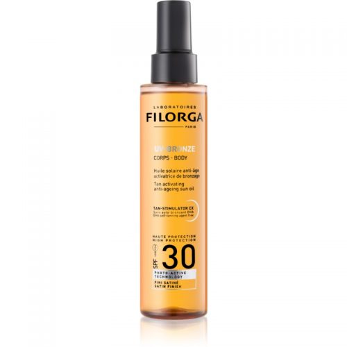Filorga UV-Bronze olejek ochronny wspomagający opalanie SPF 30 150 ml