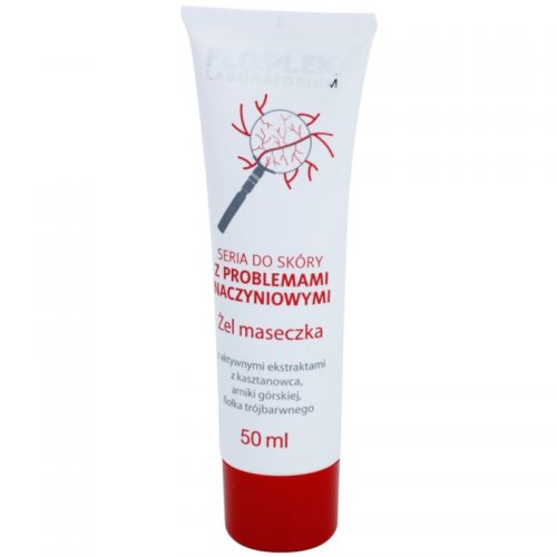FlosLek Laboratorium Dilated Capillaries maska żelowa na noc w celu zmiejszenia zaczerwienienia 50 ml