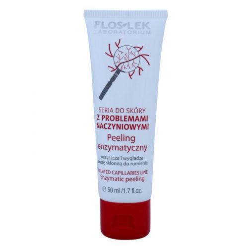 FlosLek Laboratorium Dilated Capillaries peeling enzymatyczny do skóry wrażliwej i podrażnionej 50 ml