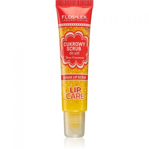 FlosLek Laboratorium Lip Care peeling cukrowy do ust smak Pera Limonera 14 g