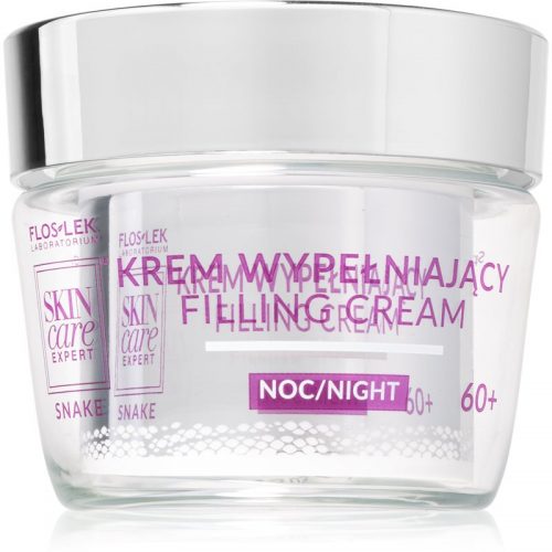 FlosLek Laboratorium Skin Care Expert Snake krem wypełniający zmarszczki na noc 60+ 50 ml