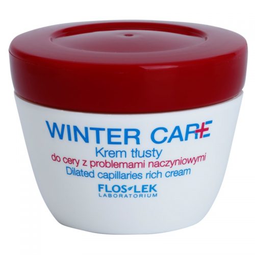 FlosLek Laboratorium Winter Care tłusty krem ochronny do skóry wrażliwej ze skłonnością do przebarwień 50 ml