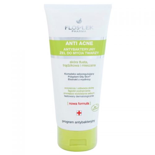 FlosLek Pharma Anti Acne żel oczyszczający do skóry tłustej ze skłonnością do trądziku 200 ml