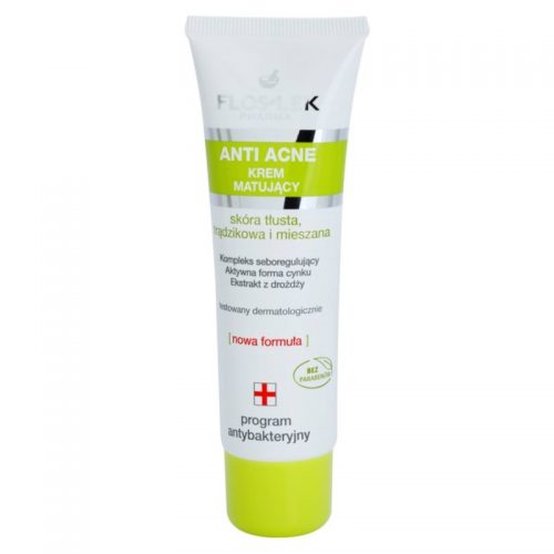 FlosLek Pharma Anti Acne krem matujący do skóry z niedoskonałościami 50 ml